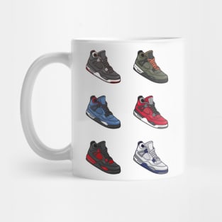 AJ 4 Retro Sneaker Collection Mug